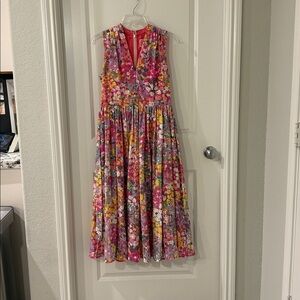 Kate Spade Colorful Floral Dress - midi